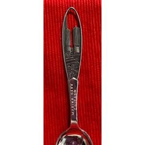 Vintage State Spoon-Marina City Chicago-TH MARTHINSEN EPNS NORWAY-Good Condition